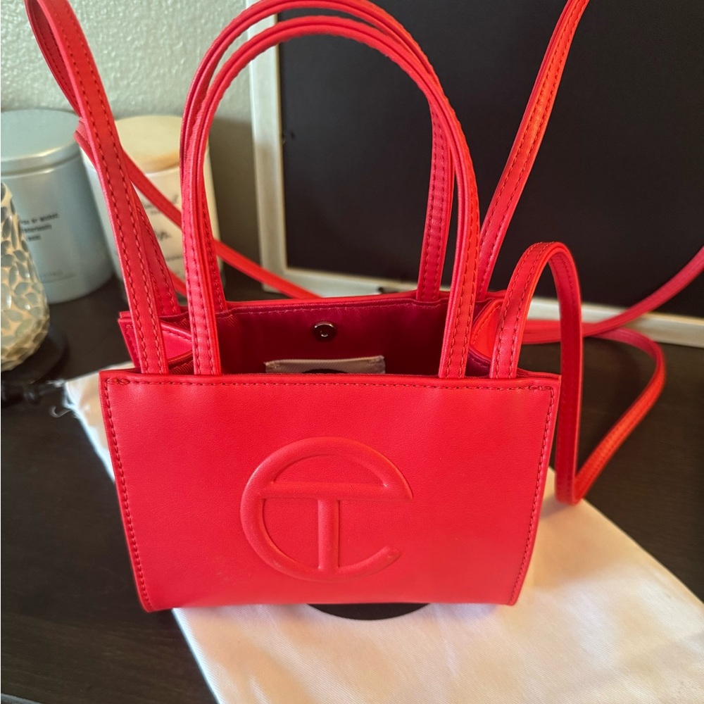 Telfar Mini Bag in Vibrant Red